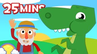 Old Macdonald Had A Dinosaur Farm Plus Farmyard Songs For Kids Cheeritoons