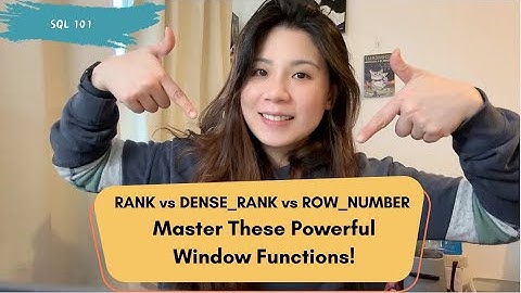 🔥 Master SQL RANK(), DENSE_RANK(), and ROW_NUMBER() – The Ultimate Guide! 🚀