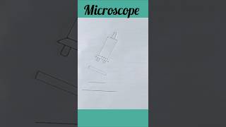 Microscope//How To Draw Microscope Easily Step By Step//Microscope Diagram #shorts  #microscope #art