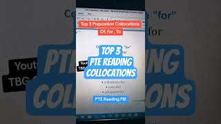Top 3 PTE Reading Collocations #pte #ptetipsandtricks #ptetips #ptereading #ptepreparation Tribikram