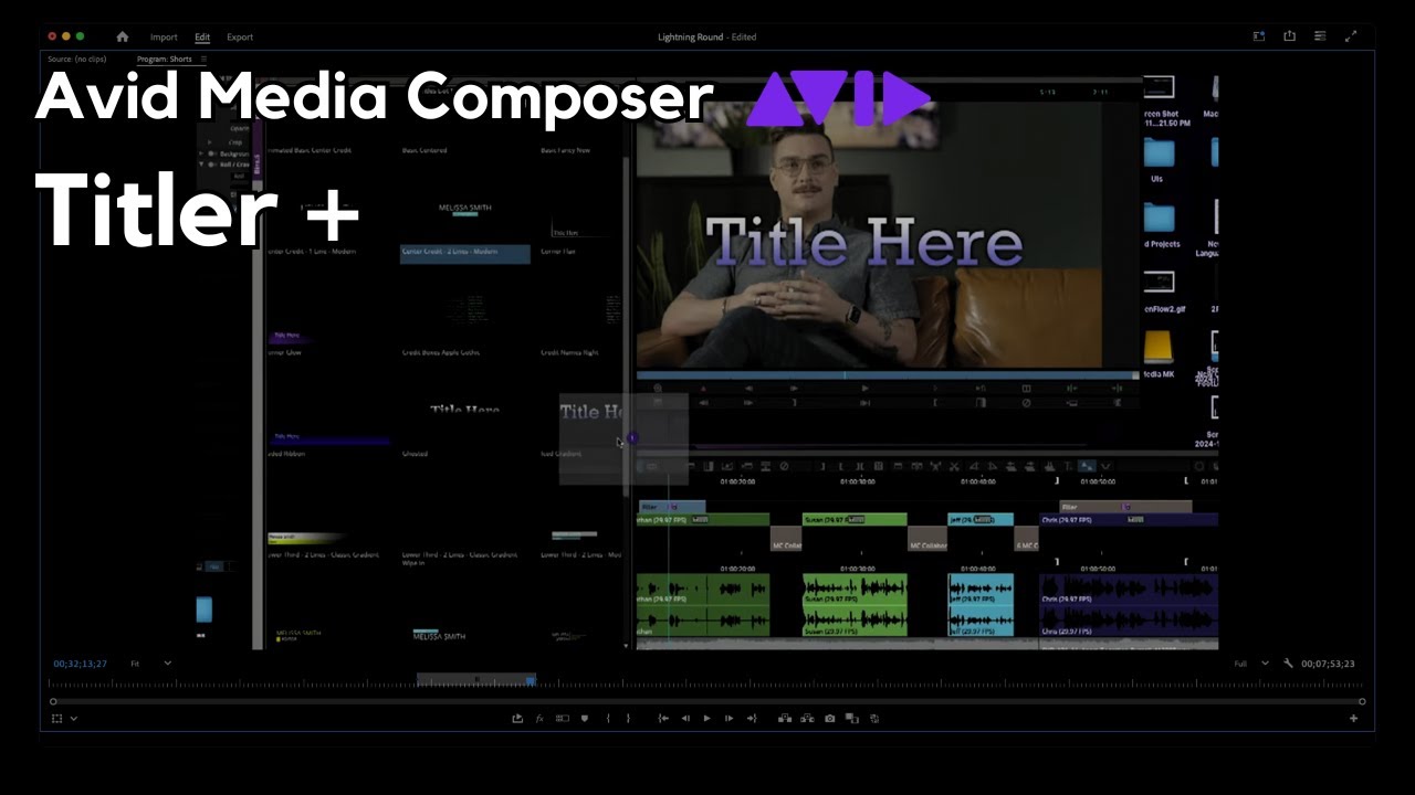 Avid Titler+ Tool Updates: Easier Title and Motion Graphics Creation in ...