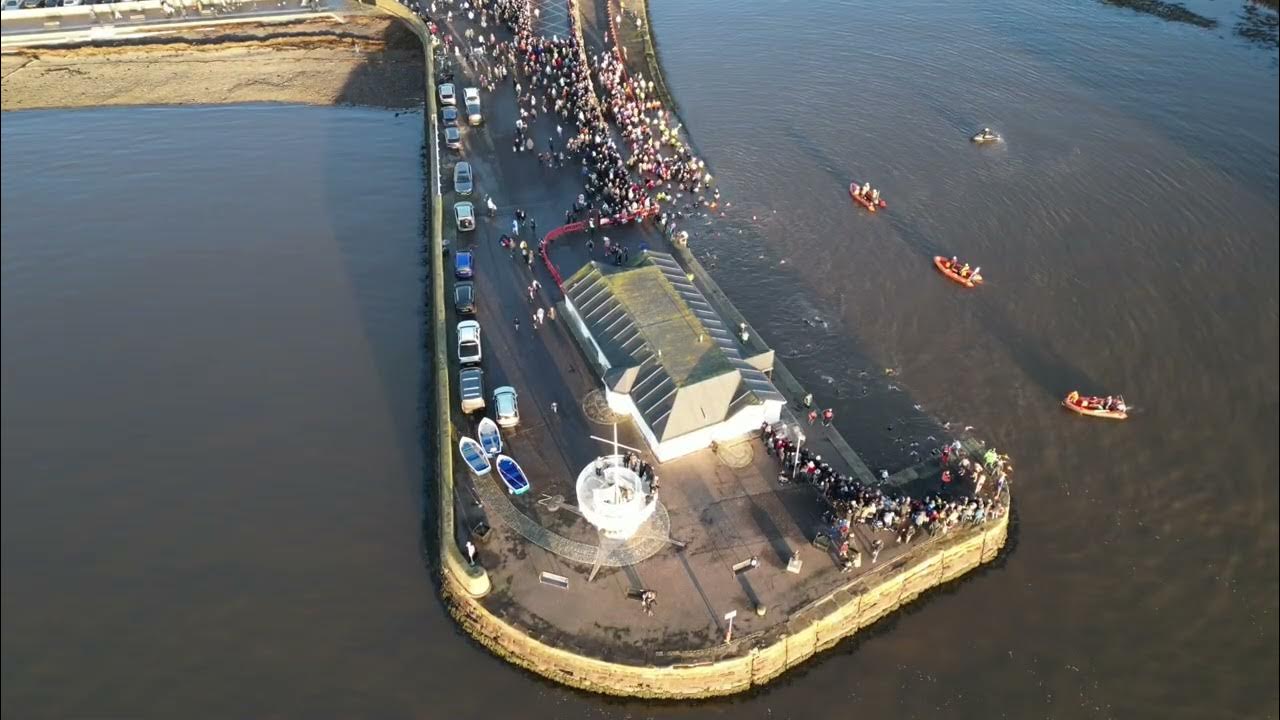 New year Dook 2024 at Broughty Ferry. YouTube