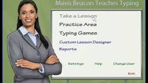 Mavis Beacon Teaches Typing Practicing full HD