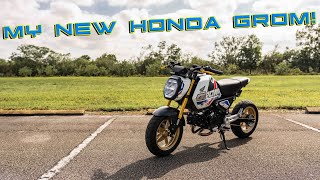 MY NEW 2022 HONDA GROM | Overview, Mods, Startup and Rev