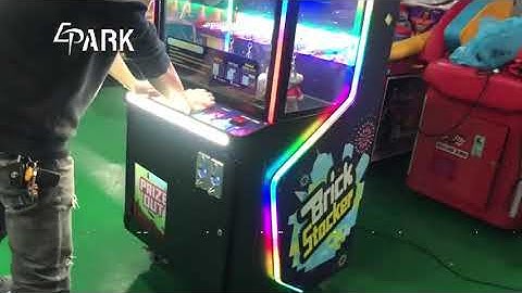 EPARK Brick stacker Coin Operated  arcade  gift game machine方块机