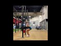 Using the safety bars for squats