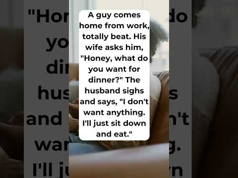Husband's Hilarious Dinner Answer