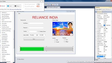 Visual Basic .Net - Progress bar and Timer Part-1 - Pratibha Education Ujjain