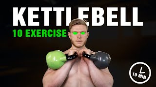 10 Min Shred Kettlebell Workout Burn Fat Build Strength Fast