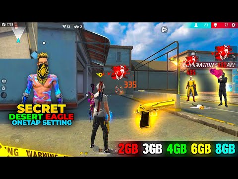 Desert Eagle One Tap Headshot Trick || Free Fire Me Headshot Kaise Mare || Khuni Gamers
