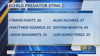 Multiple arrests made in online child predator sting, including former school board member