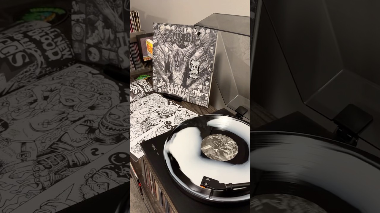The Great Satan - Limited Black and White Swirl Vinyl available at
