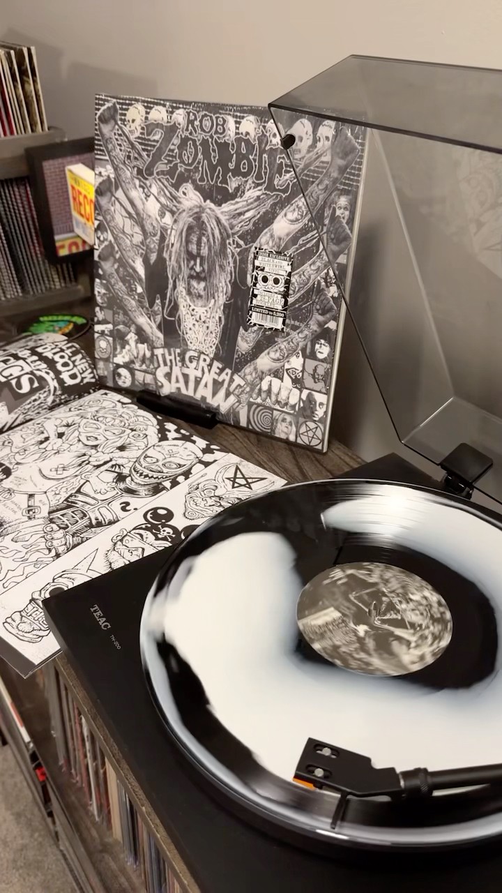 パーツ Great Satan The Great Satan - Limited Black and White Swirl Vinyl available at