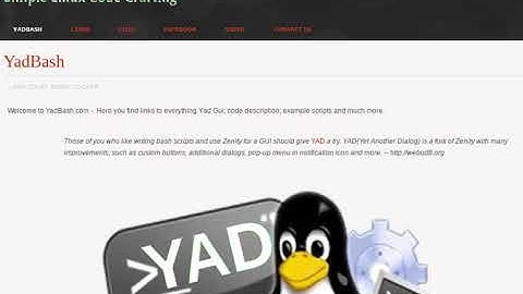 Yadbash Terminal Feedback YAD GUI !!
