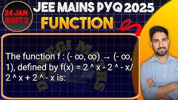 The function f:(−∞,∞) → (−∞, 1), defined by f(x)=2^x−2^−x/2^x+2^−x is :