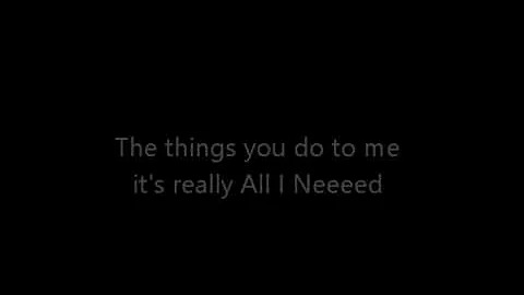 All I need  (Janet Griffin) Lyrics
