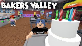 EN BÜYÜK PASTAYI YAPTIM - BAKERS VALLEY - ROBLOX TÜRKÇE screenshot 2