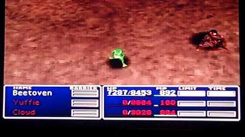 FF7 - Ruby WEAPON - FROG SOLO - NO MATERIA [Part 1/2]