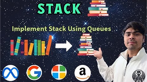 LeetCode 225 | Implement Stack Using Queues | Python | AlgoYogi