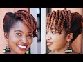 7 Quick and Easy Natural Hairstyles for medium length and long hair || Just Margie