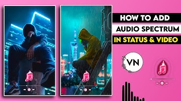 How to add audio spectrum in video | How to make audio spectrum | How to add audio spectrum in vita
