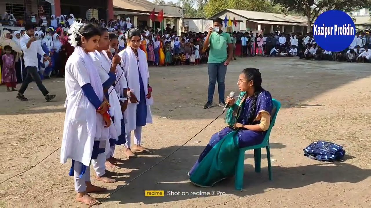 বাল্যবিবাহ প্রতিরোধ নিয়ে ছোট্ট একটি নাটিকা। এম মনসুর আলী জাতীয় উচ্চ বিদ্যালয়ের শিক্ষার্থীরা
