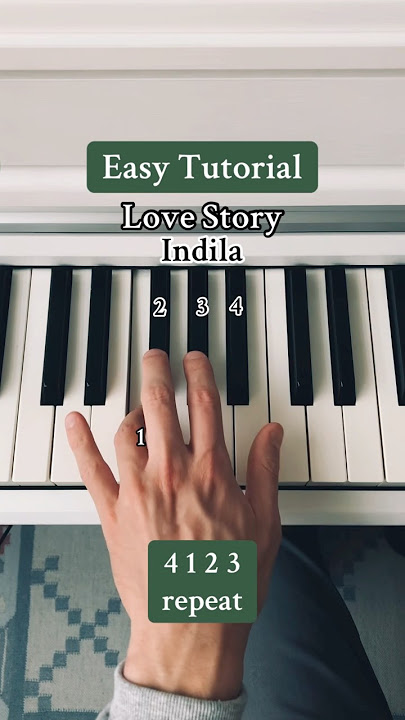 Addicted to this song 🎼💃🏼 #lovestory #indila #piano #tutorial