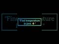 Java Program to Check Hot or Cold | Temperature Check 🔥❄️ | Java Shorts #java #coding #short