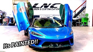 Professional Painting of a Rebuilt McLaren GT - MUST SEE Awesome Results!!