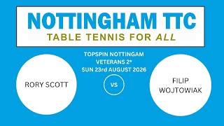 Veterans 2* - 23-8-26 – Rory Scott v Filip Wojtowiak