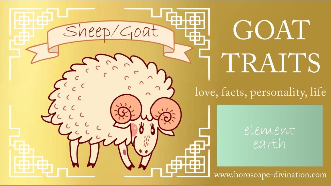 Chinese Zodiac Goat/Sheep Personality ━ Goat/Sheep Traits, Love & Feng Shui  羊 - Youtube