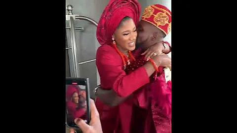 Former Big Brother Naija housemate Tobi Bakare with the wife #shorts