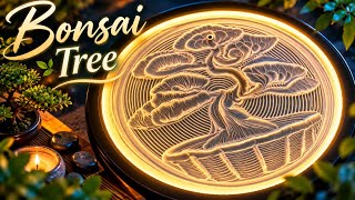 Relaxing Sand Art 🌿 Creating a Beautiful Bonsai Tree #calm #relaxing 