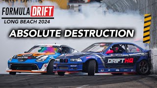 Formula Drift Battles in my 2JZ E36  Long Beach 2024