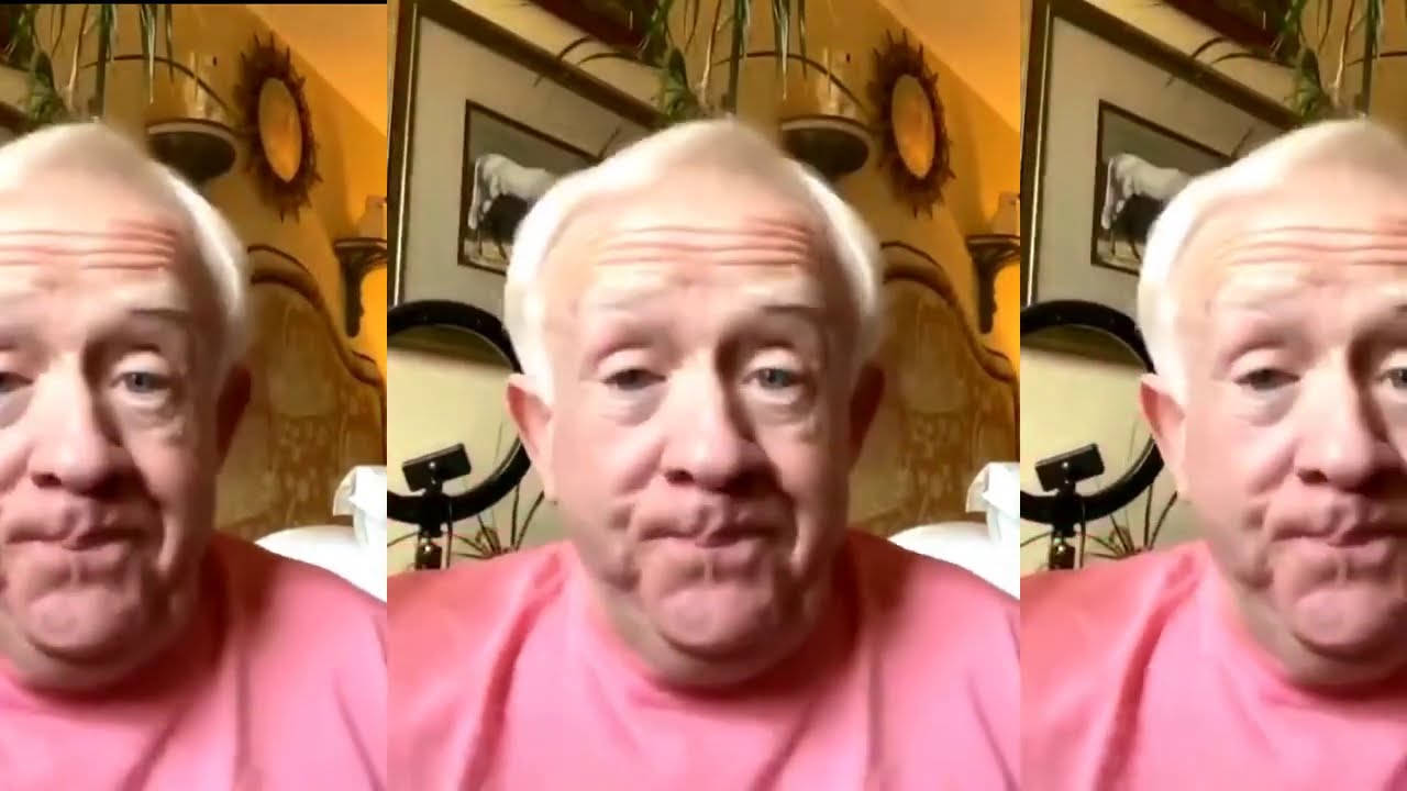 Leslie Jordan blushing while listening to WAP by Cardi B and Megan Thee