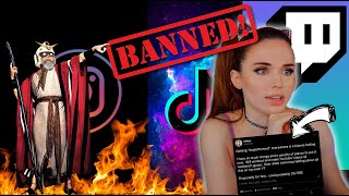 Amouranth is banned from Twitch, Instagram & Tiktok  eh She'll be back