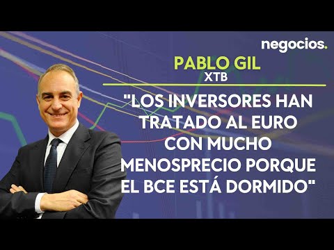 Pablo Gil: "Los inversores han tratado al euro con mucho menosprecio porque el BCE est&aacute; dormido"