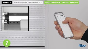 2  Screen   ERA   Programming the limit switches manually