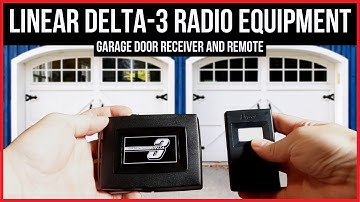 Lineaire Delta-3 radio-ontvanger en afstandsbediening - hoe u een garagedeurontvanger en afstands...