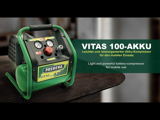 Akku-Kompressor VITAS 100-AKKU 