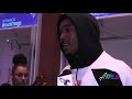 DEVONTE' GRAHAM talks after Preseason Game vs. MIAMI