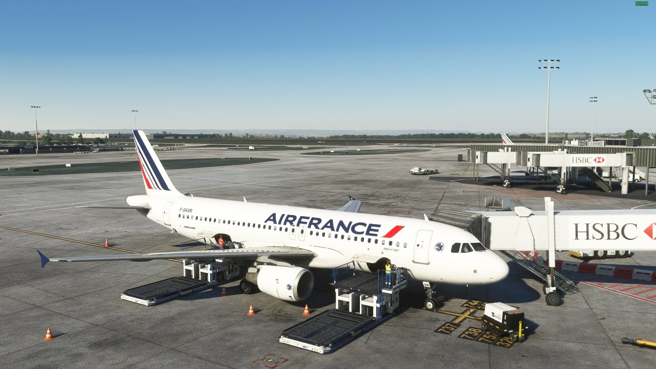 MSFS2020 | LIVE | Paris Orly To Toulouse [Return] | Air France A320Ceo | Real World Ops | France