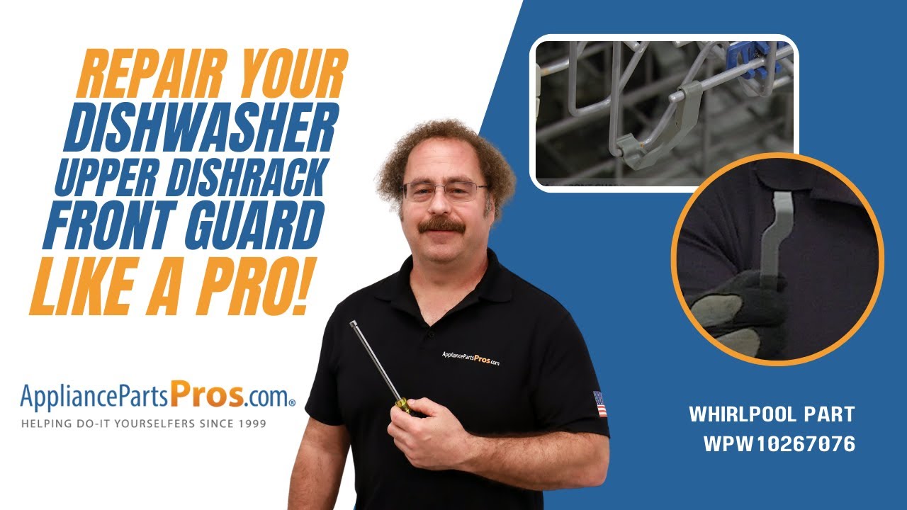 How To Replace Whirlpool/KitchenAid/Maytag Dishwasher Upper Dishrack