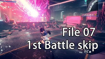 Astral Chain - File 07 1st Battle Skip