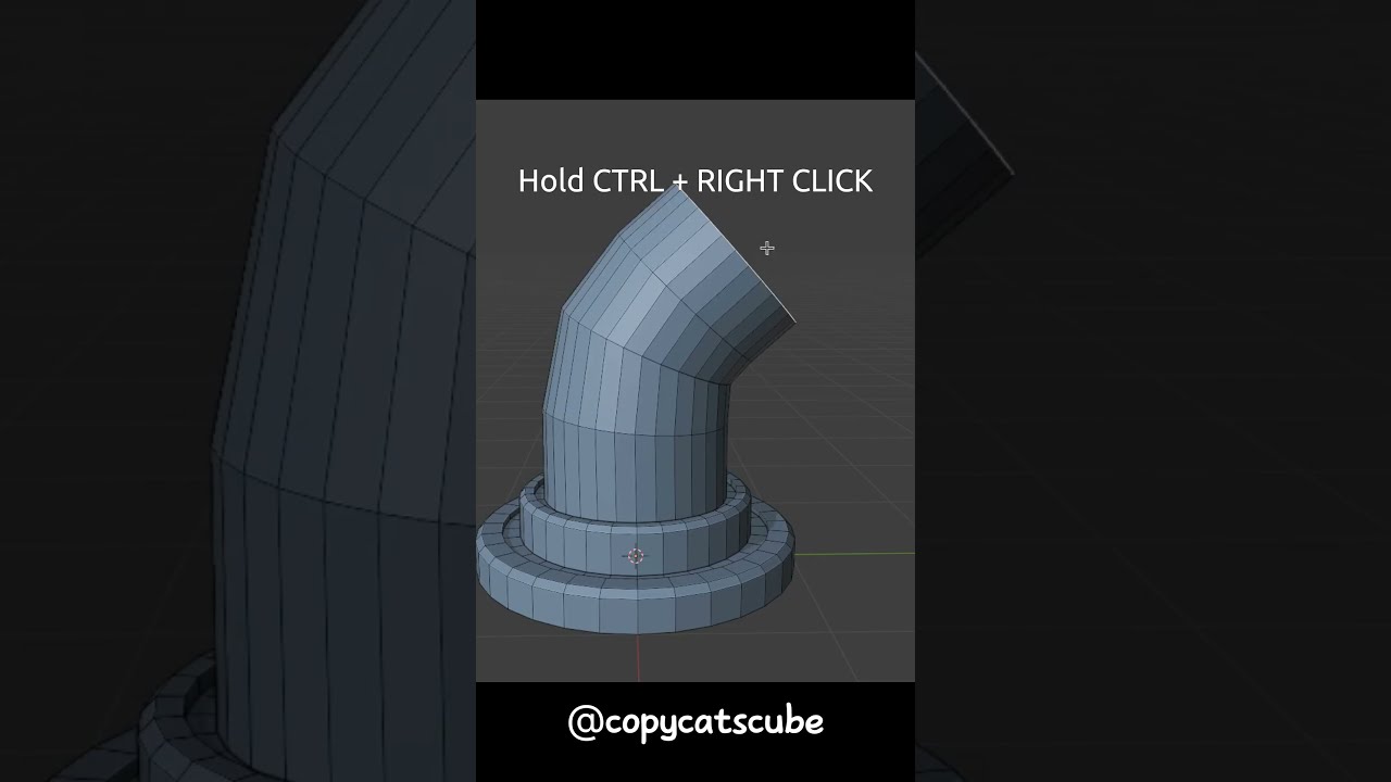Extrude Quickly In Blender 3d VFX 3D Tutorial Blender3d Modeling