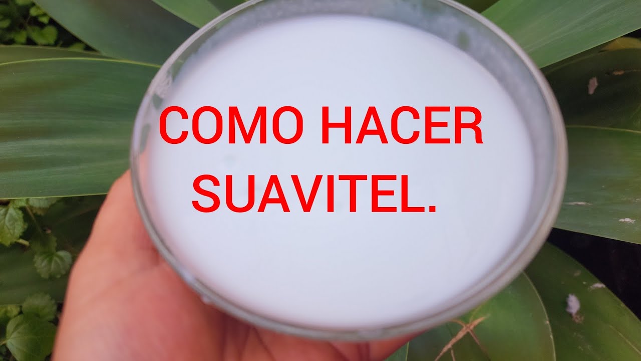 COMO HACER SUAVITEL SUAVISANTE PARA ROPA.