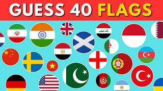 Hide 40 World Flags Quiz