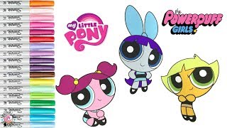 Powerpuff Girls Color Swap My Little Pony Pinkie Pie Rarity Applejack Sprinkled Donuts