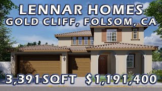Lennar Homes~3391 sqft | Gold Cliff at Russell Ranch, in Folsom, CA|Sacramento Real Estate| $1.1 Mil
