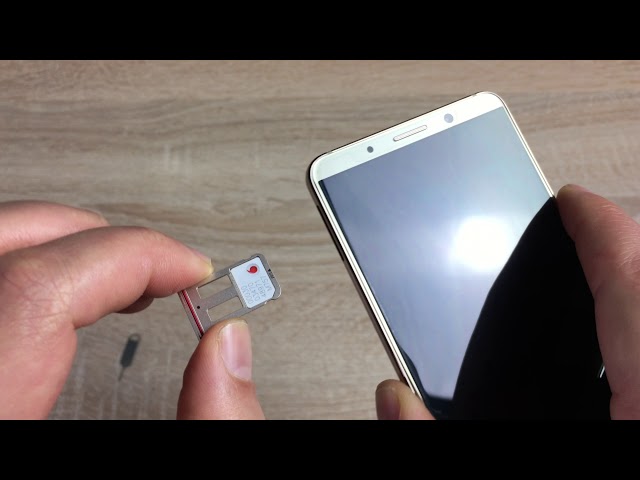 How to insert sim card into Huawei Mate 10 Pro - YouTube